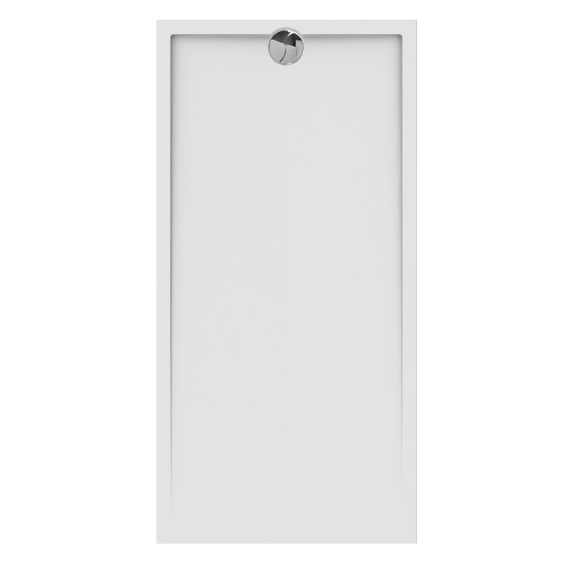 Receveur de douche Slim blanc rectangle 90 x 180 cm ALLIBERT