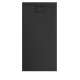 Receveur de douche Terreno noir basalte rectangle 80 x 160 cm ALLIBERT