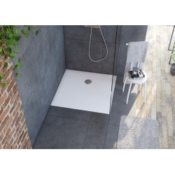 Receveur de douche Karbon blanc carré 90 x 90 cm ALLIBERT Receveur de douche Karbon blanc carré 90 x 90 cm ALLIBERT