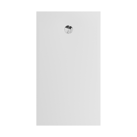 Receveur de douche Karbon blanc rectangle 80 x 160 cm ALLIBERT