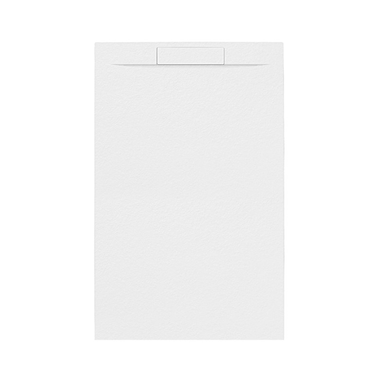 Receveur de douche Luna blanc rectangle 90 x 140 cm ALLIBERT