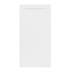 Receveur de douche Luna blanc rectangle 80 x 160 cm ALLIBERT