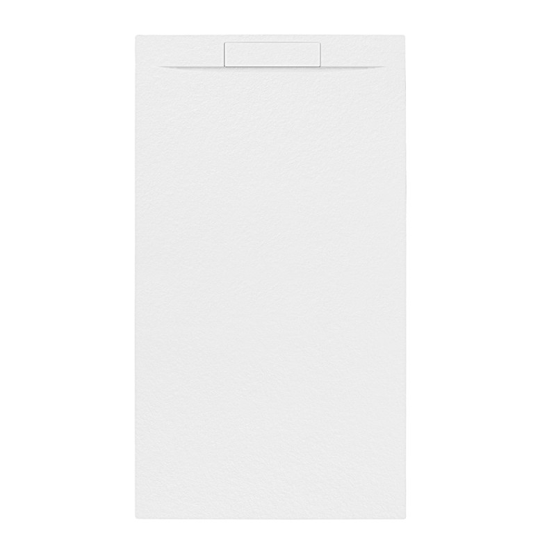 Receveur de douche Luna blanc rectangle 90 x 160 cm ALLIBERT