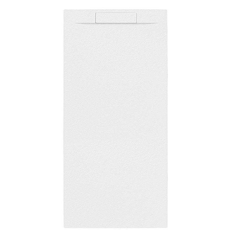 Receveur de douche Luna blanc rectangle 80 x 180 cm ALLIBERT