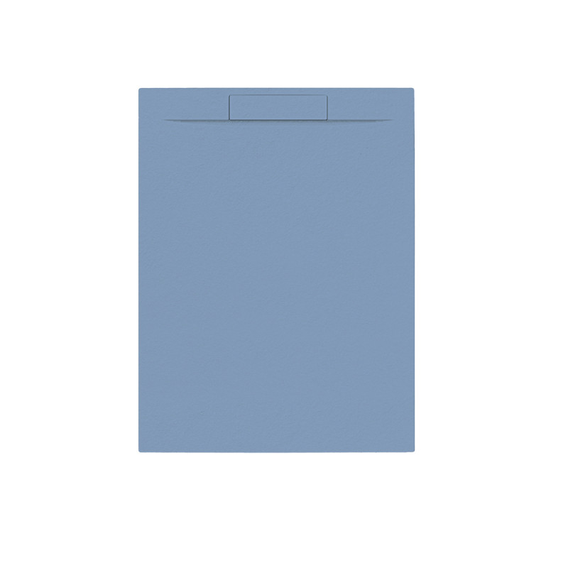 Receveur de douche Luna bleu baltique rectangle 90 x 120 cm ALLIBERT