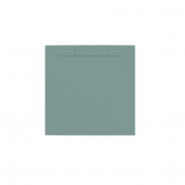 Receveur de douche Luna vert lichen carré 90 x 90 cm ALLIBERT