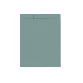 Receveur de douche Luna vert lichen rectangle 90 x 120 cm ALLIBERT