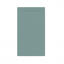 Receveur de douche Luna vert lichen rectangle 80 x 140 cm ALLIBERT