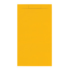 Receveur de douche Luna jaune ocre rectangle 90 x 160 cm ALLIBERT