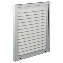 Grille d'aération RENSON grise 200x200mm – Anti-insectes | RENSON

