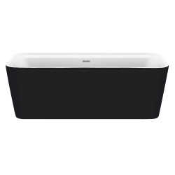 Baignoire îlot Kolora noire 170 x 78 cm ALLIBERT