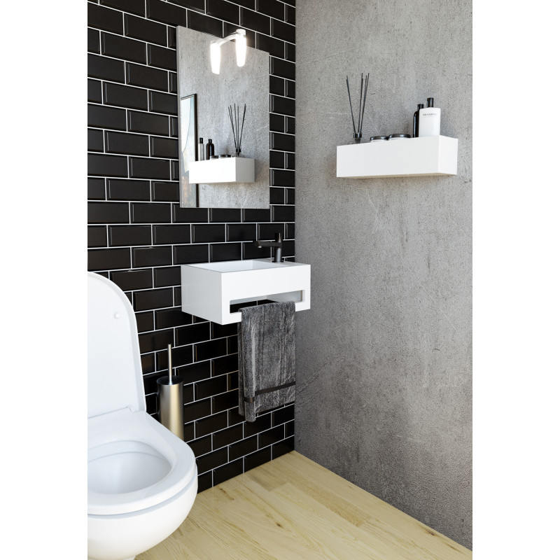 Lave mains Banio 38 x 17,5 x 25 cm ALLIBERT