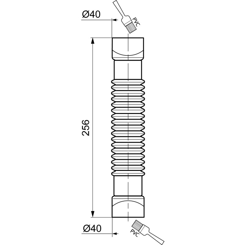 Magicoude universel Ø 40 mm WIRQUIN – Installation Facile | WIRQUIN