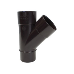 Té Récupération Eau Pluie 45° Brun Ø50mm – Facilitez votre jardin | SCALA