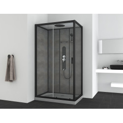 Cabine de douche Sero rectangle 80 x 120 x 225 cm ALLIBERT