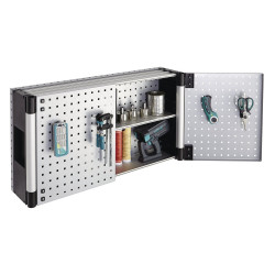 Armoire murale métallique perforée | WOLFCRAFT