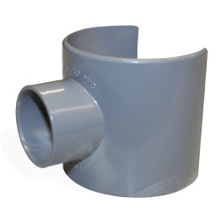 Selle PVC Grise Ø75-80/32mm – Raccordement Eau | SCALA