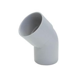 Coude 45° Eau Pluie Gris Ø50mm – Évacuation Fiable | SCALA