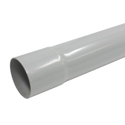 Descente d'eau PVC Grise 80mm 2.8m – Évacuation Pluie | SCALA