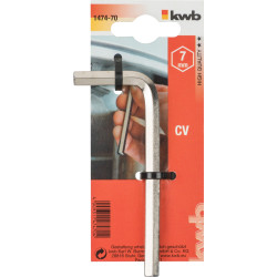 Clé mâle 6 pans 7mm KWB – Serrage Précis | KWB