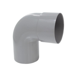 Coude pour sanitaire en PVC