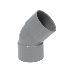 Coude pour sanitaire en PVC
