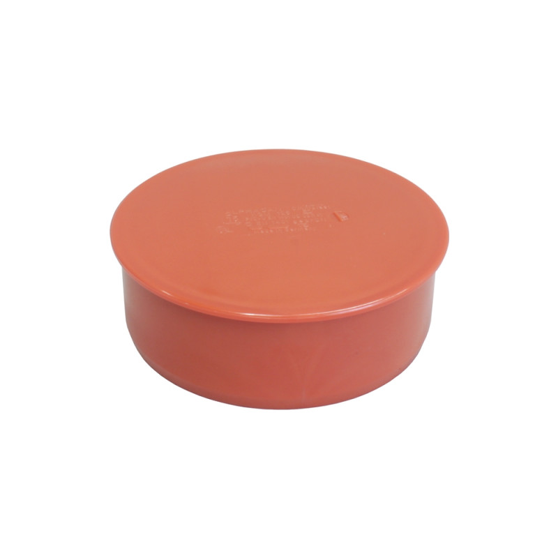 Bouchon pour égout orange Ø 125 mm