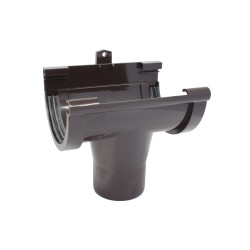 Naissance centrale gouttière brune Ø 125mm SCALA – Facile à installer | SCALA
