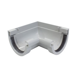 Angle intérieur gouttière gris Ø 80mm SCALA – Installation facile | SCALA