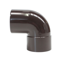 Coude pour système pluvial M/F 87° brun Ø 80 mm SCALA