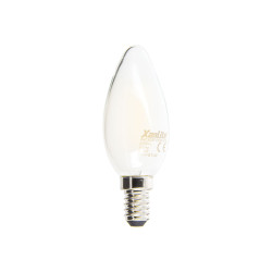 Ampoule flamme opaque LED E14 blanc chaud 806 lm 6,5 W 2 pièces XANLITE Ampoule flamme opaque LED E14 blanc chaud 806 lm 6,5 W 2 pièces XANLITE