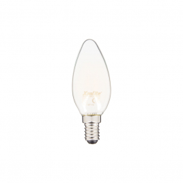 Ampoule flamme opaque LED E14 blanc chaud 806 lm 6,5 W XANLITE