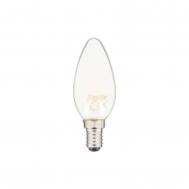Ampoule flamme opaque LED E14 blanc neutre 806 lm 6,5 W XANLITE
