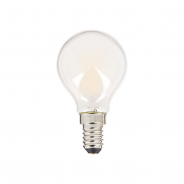 Ampoule boule opaque LED E14 blanc chaud 806 lm 6,5 W XANLITE