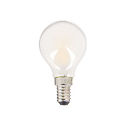 Ampoule boule opaque LED E14 blanc neutre 806 lm 6,5 W XANLITE