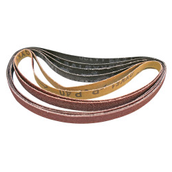 Set de bandes abrasives 533 x 9 mm 6 pièces FAR TOOLS