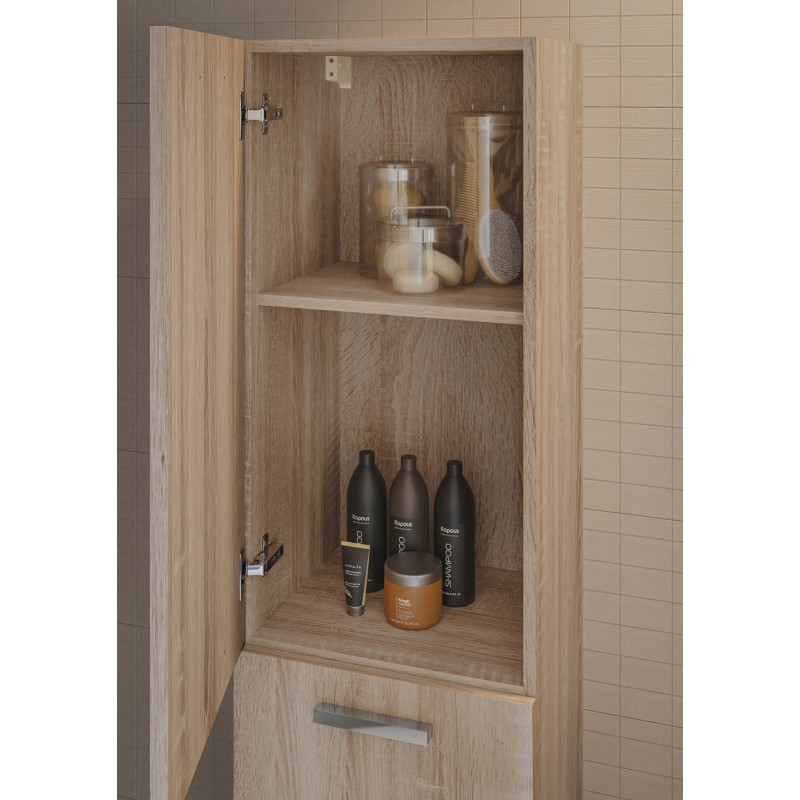 Ensemble de salle de bain Alban acacia naturel 60 cm ALLIBERT