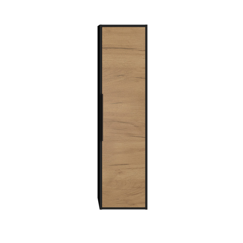 Colonne de salle de bain Border chêne Halifax naturel et noir 40 cm ALLIBERT Colonne de salle de bain Border chêne Halifax naturel et noir 40 cm ALLIBERT