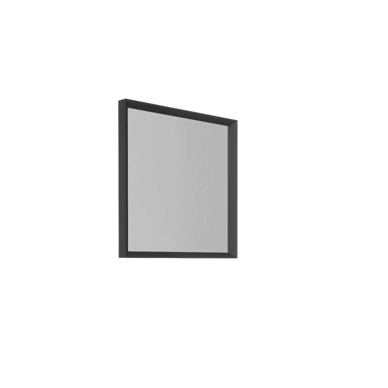 Miroir Delta noir 80 cm ALLIBERT