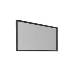 Miroir Delta noir 120 cm ALLIBERT