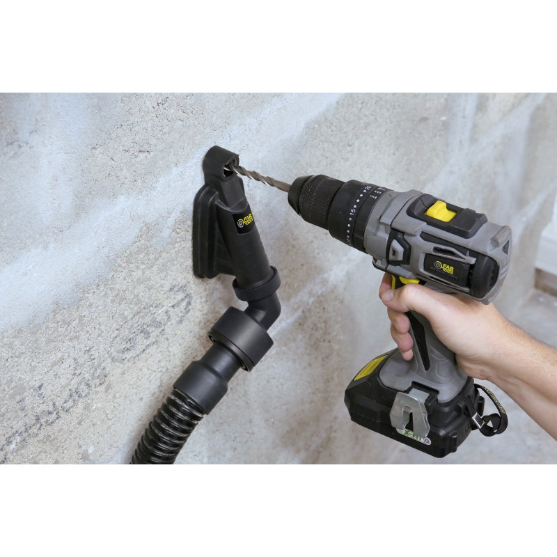 Collecteur de poussière pour perceuse Ø 16 mm FAR TOOLS Collecteur de poussière pour perceuse Ø 16 mm FAR TOOLS