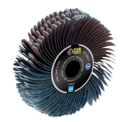 Brosse à lanières abrasives pour rénovateur Ø 12 x 2 cm FAR TOOLS