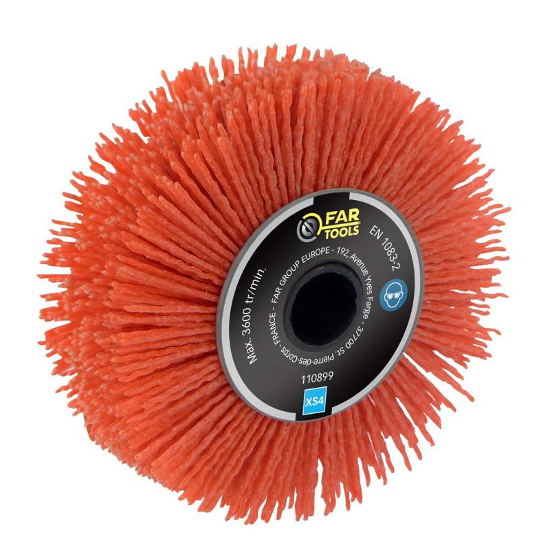 Brosse en nylon pour rénovateur Ø 12 x 2 cm FAR TOOLS