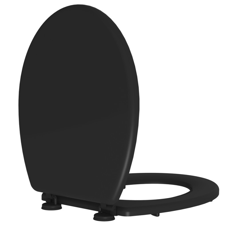 Abattant de toilette Aciero noir mat ALLIBERT