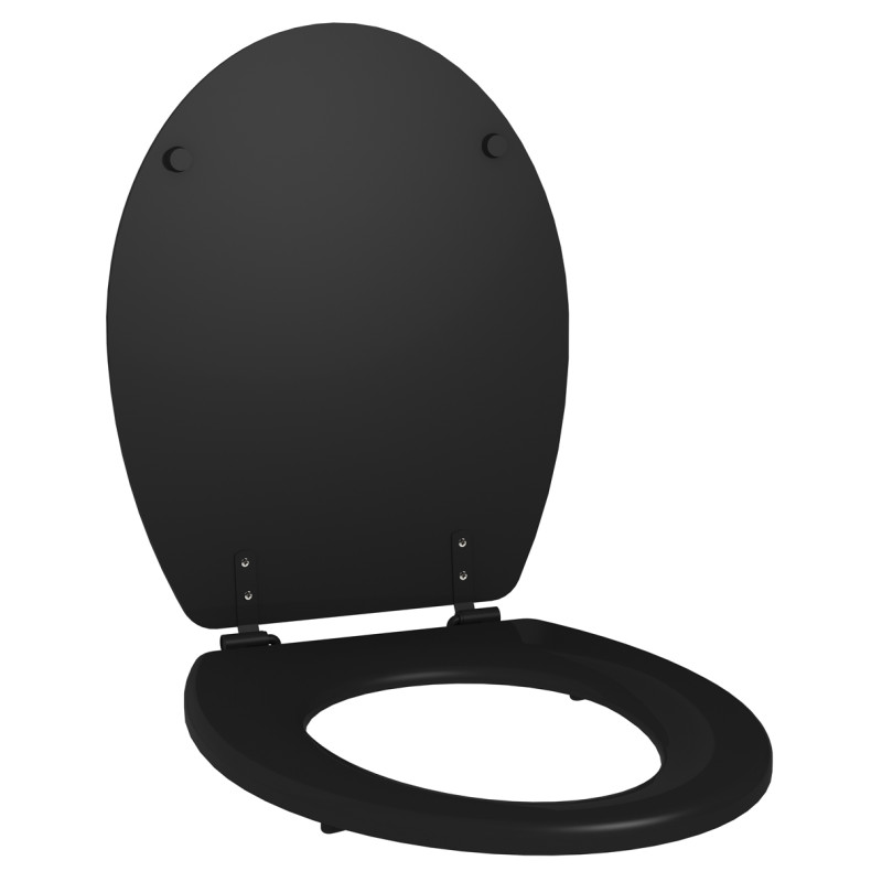 Abattant de toilette Aciero noir mat ALLIBERT