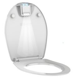 Abattant de toilette avec LED Nighty 2 blanc ALLIBERT Abattant de toilette avec LED Nighty 2 blanc ALLIBERT
