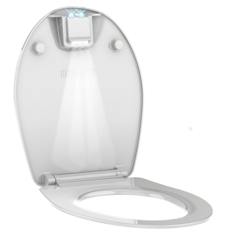 Abattant de toilette avec LED Nighty 2 blanc ALLIBERT Abattant de toilette avec LED Nighty 2 blanc ALLIBERT