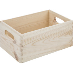 Caisse de rangement en bois 14 x 20 x 30 cm PRACTO HOME