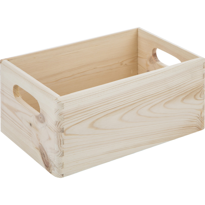 Caisse de rangement en bois 14 x 20 x 30 cm PRACTO HOME