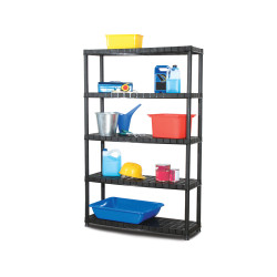 Etagère de rangement en matière synthétique Plasti Rack 185 x 120 x 40 cm PRACTO HOME